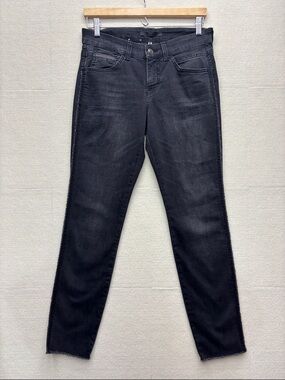 MAC | Women’s Black Skinny Jeans fringe galloon slim 36 / 29